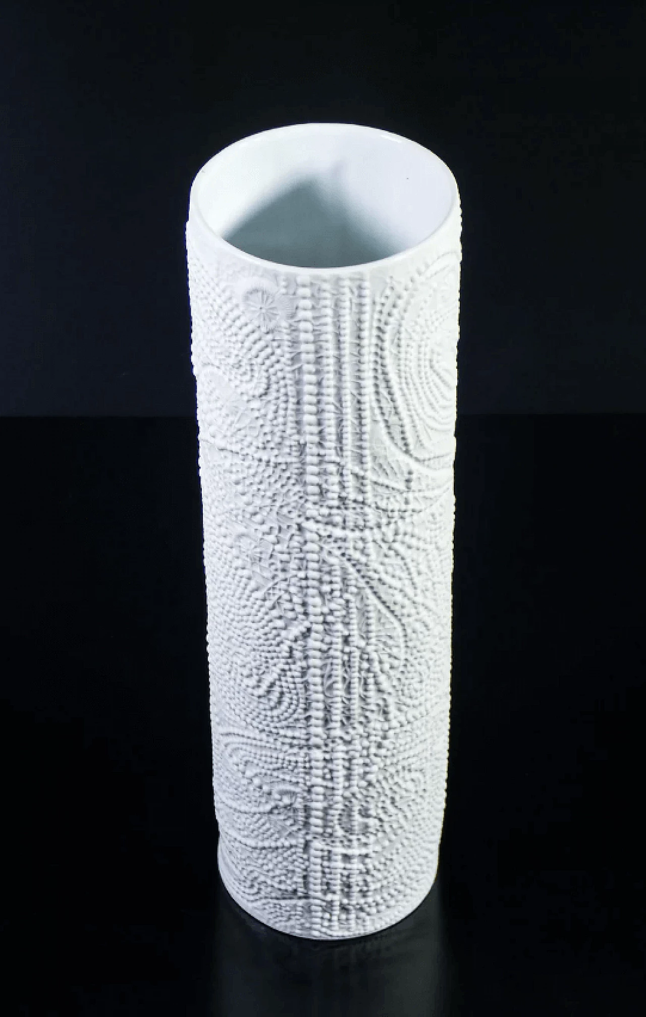 Rosenthal biscuit ceramic vase, 1990s 4