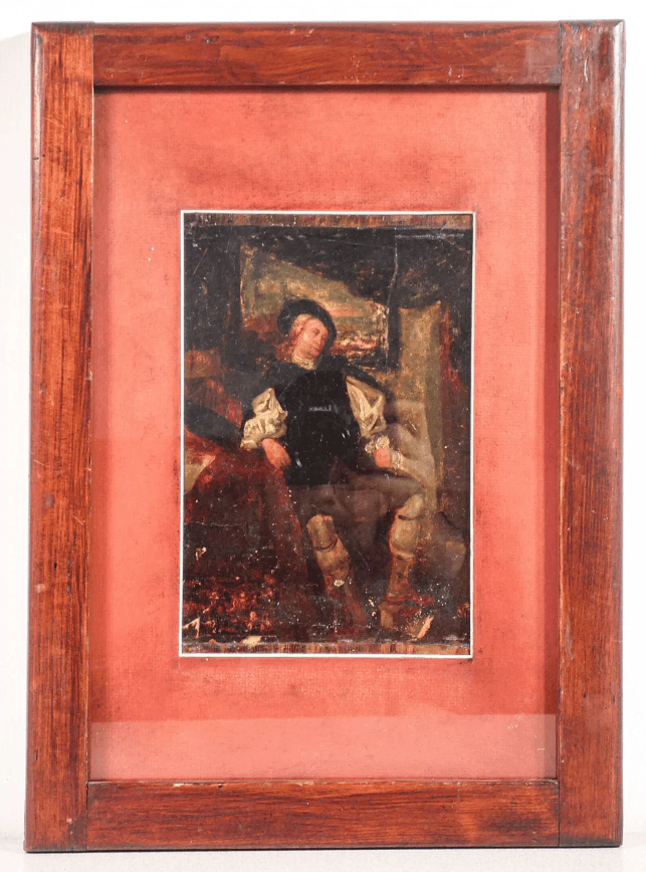 Figura di uomo, dipinto di Ignazio Manzoni, tardo '800 1