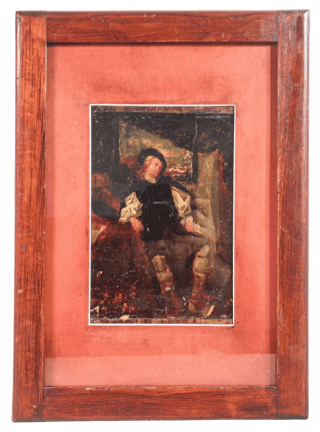 Figura di uomo, dipinto di Ignazio Manzoni, tardo '800 7