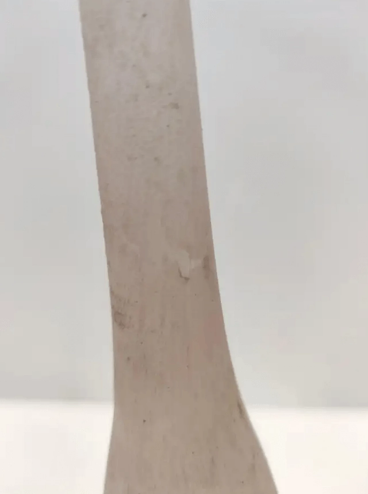 Scavo glass postmodern bottle/vase handmade by Luigi Mellara, 1970s 11