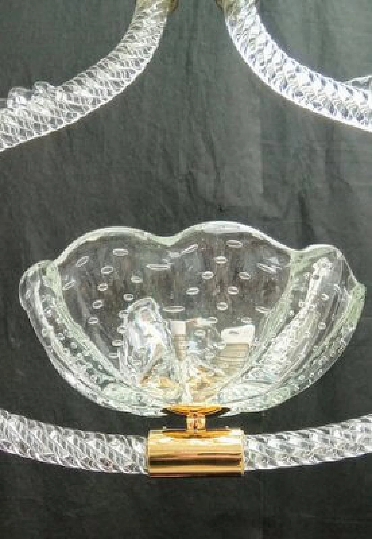 Handmade Murano glass chandelier by Barovier & Toso, 1950s 3