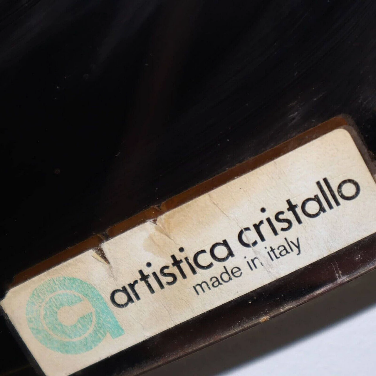 Specchio geometrico di Artistica Cristallo, anni '70 5