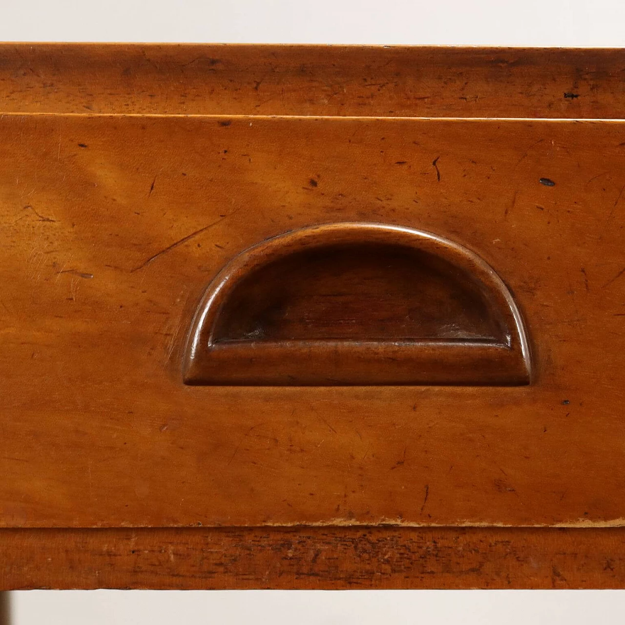 Mahogany veneered beech desk, 1940s 8