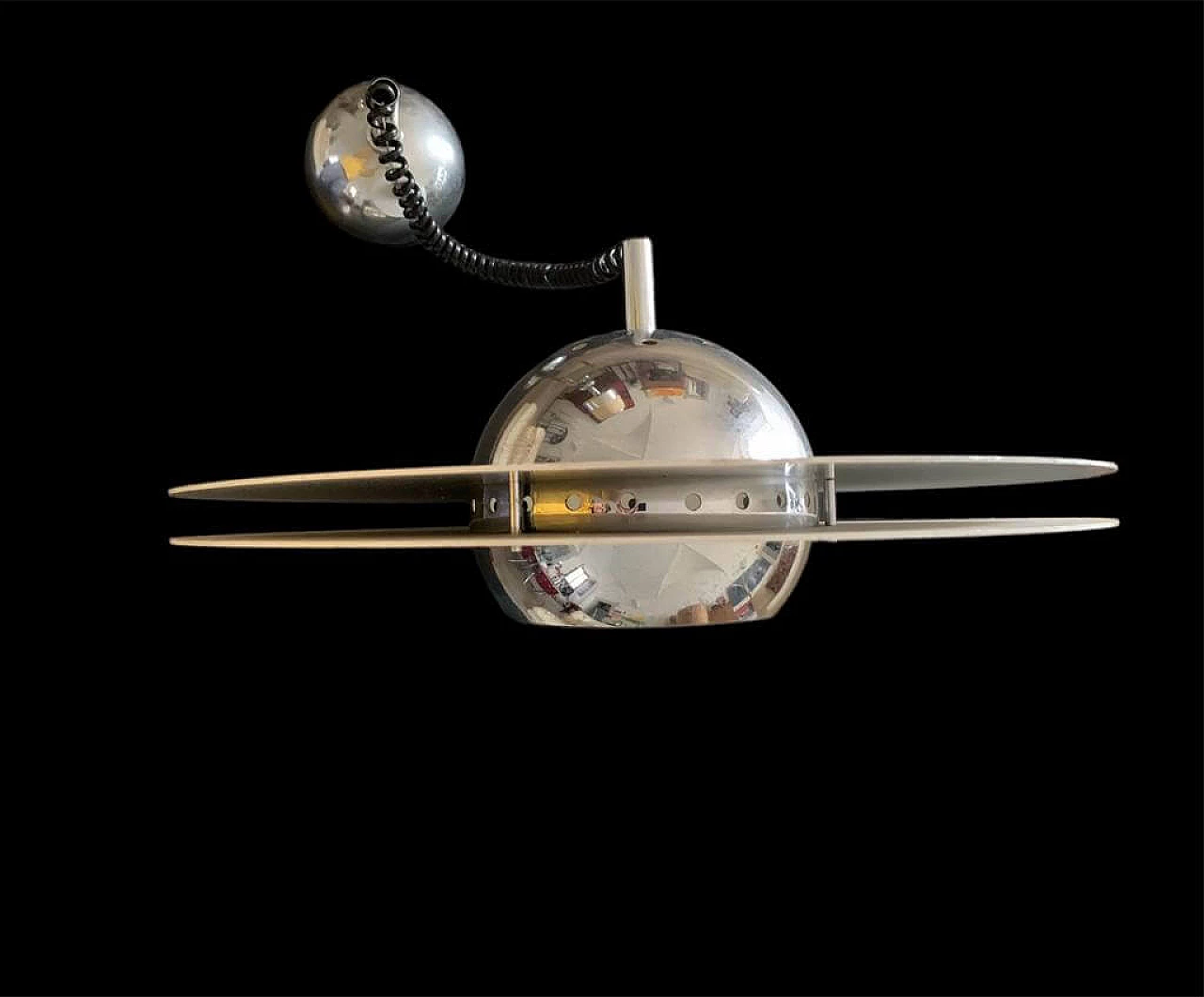 Space Age steel ceiling lamp by Pierre Paulin, 1960s 1