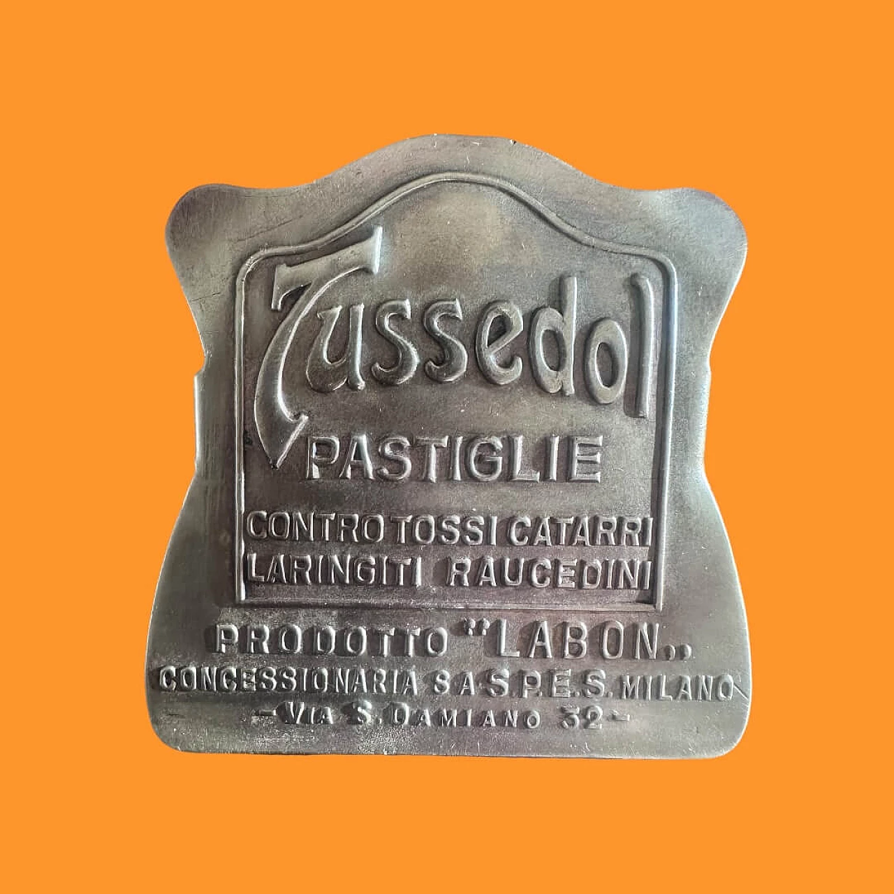 Pinza fermacarte in ottone, inizio '900 1