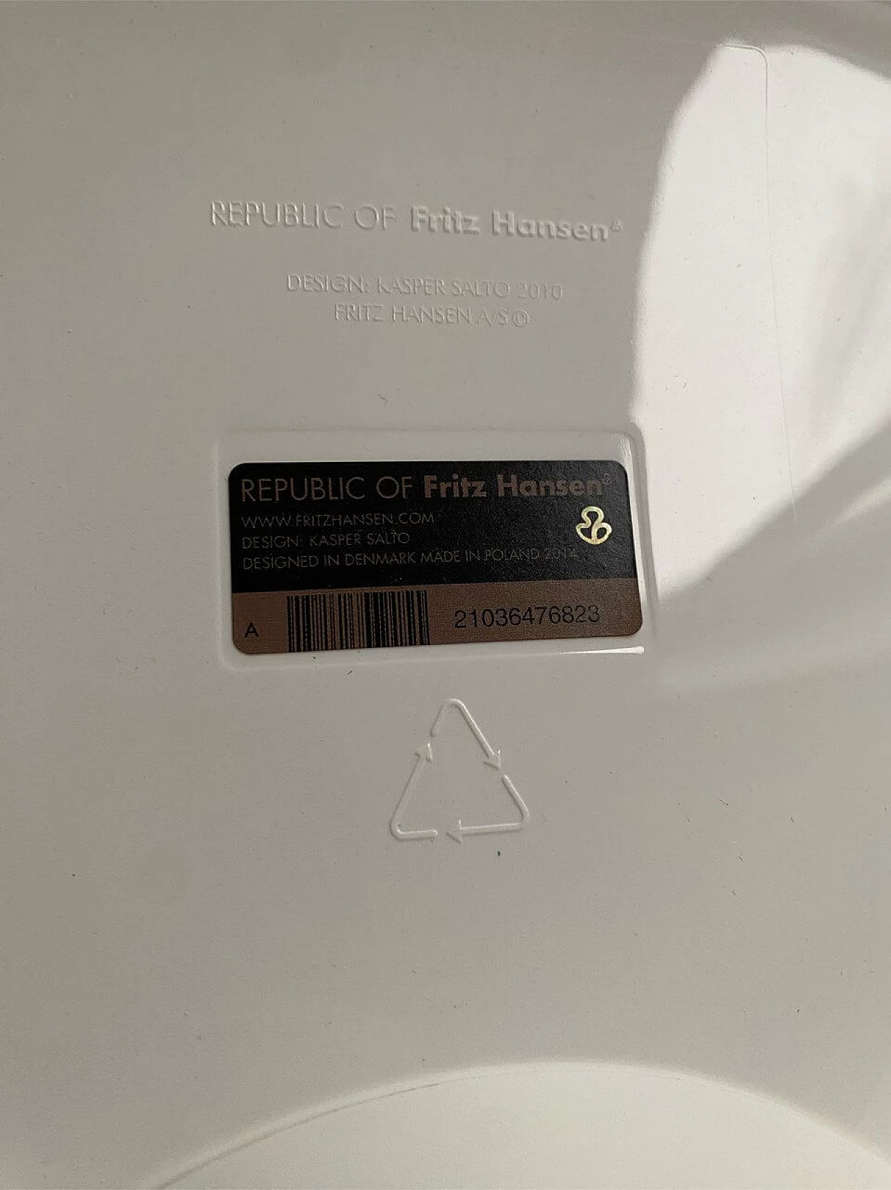 6 NAP stackable armchairs by Kasper Salto for Fritz Hansen 9