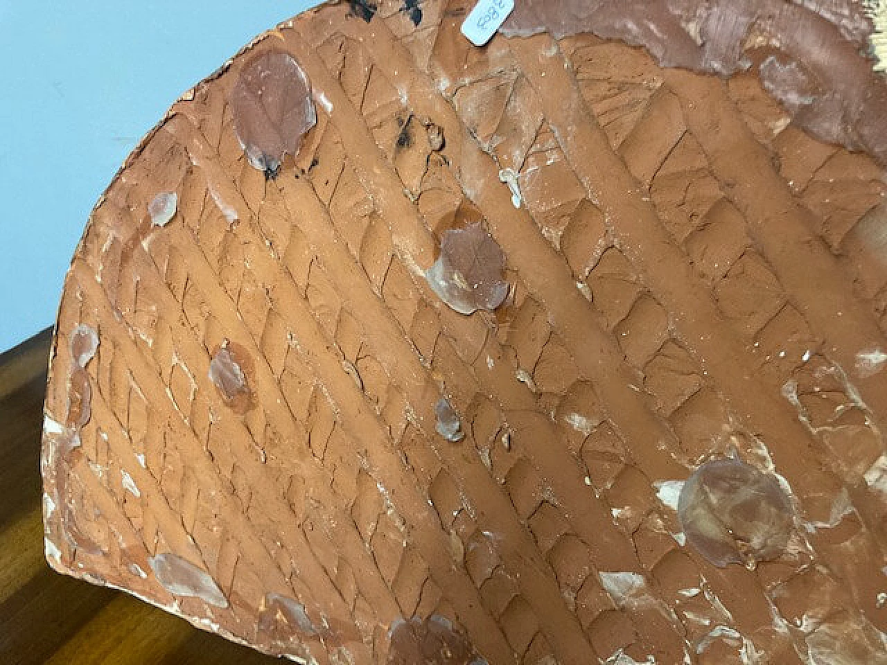 Polychrome majolica plaque with Saint Francis of Assisi, early 20th century 10