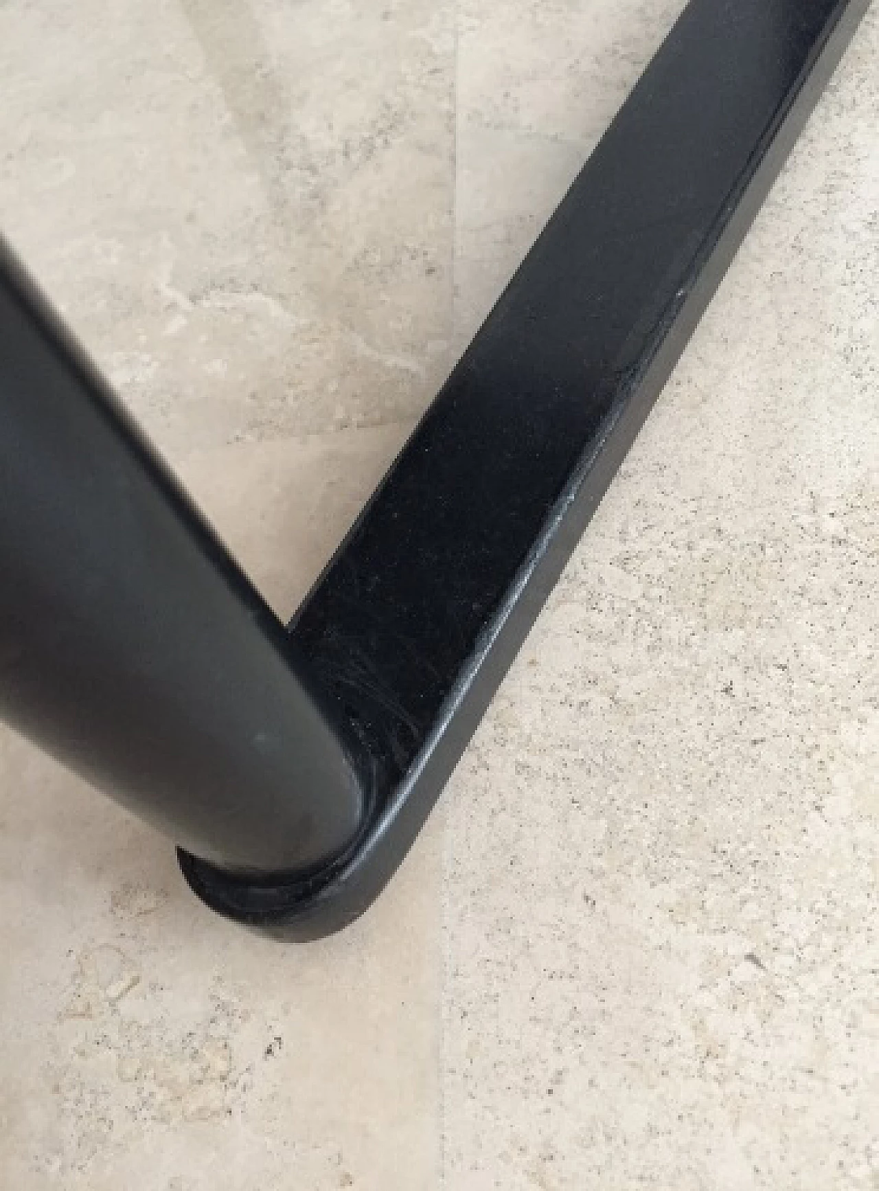 Pair of Fledermaus chairs in black lacquered wood by Josef Hoffmann for Alivar, 1980s 16