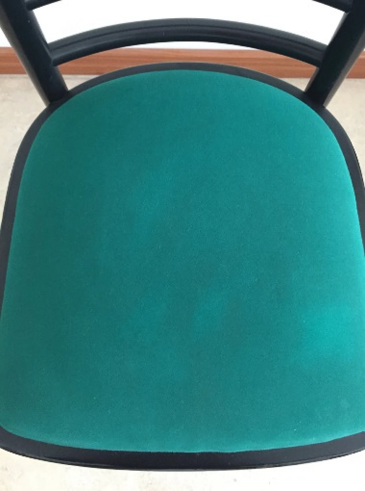 Pair of Fledermaus chairs in black lacquered wood by Josef Hoffmann for Alivar, 1980s 24