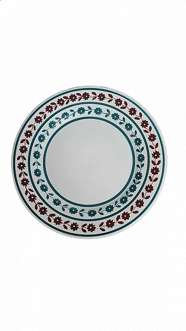 Paola serving plate with garland decoration by Richard Ginori, 1960s