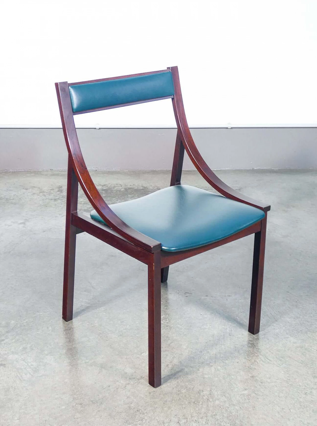 4 Wooden chairs by Carlo De Carli for Sormani, 1960s 2