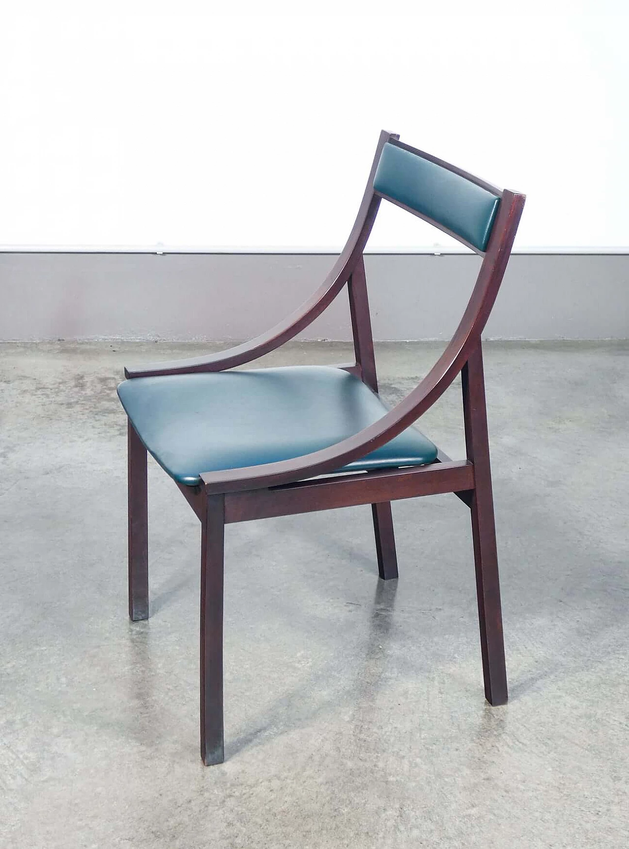 4 Wooden chairs by Carlo De Carli for Sormani, 1960s 3