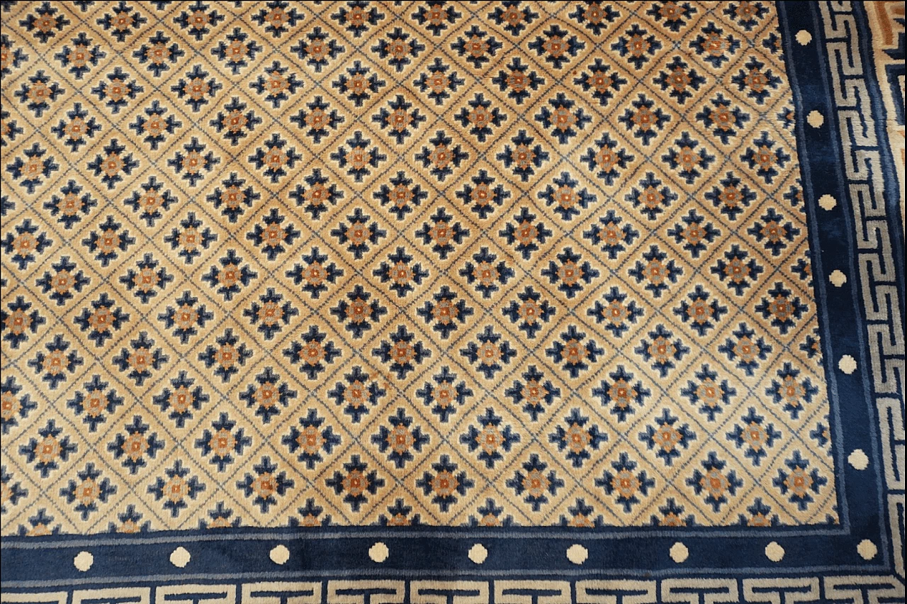 Tappeto cinese in lana tessuto a mano, anni '50 7