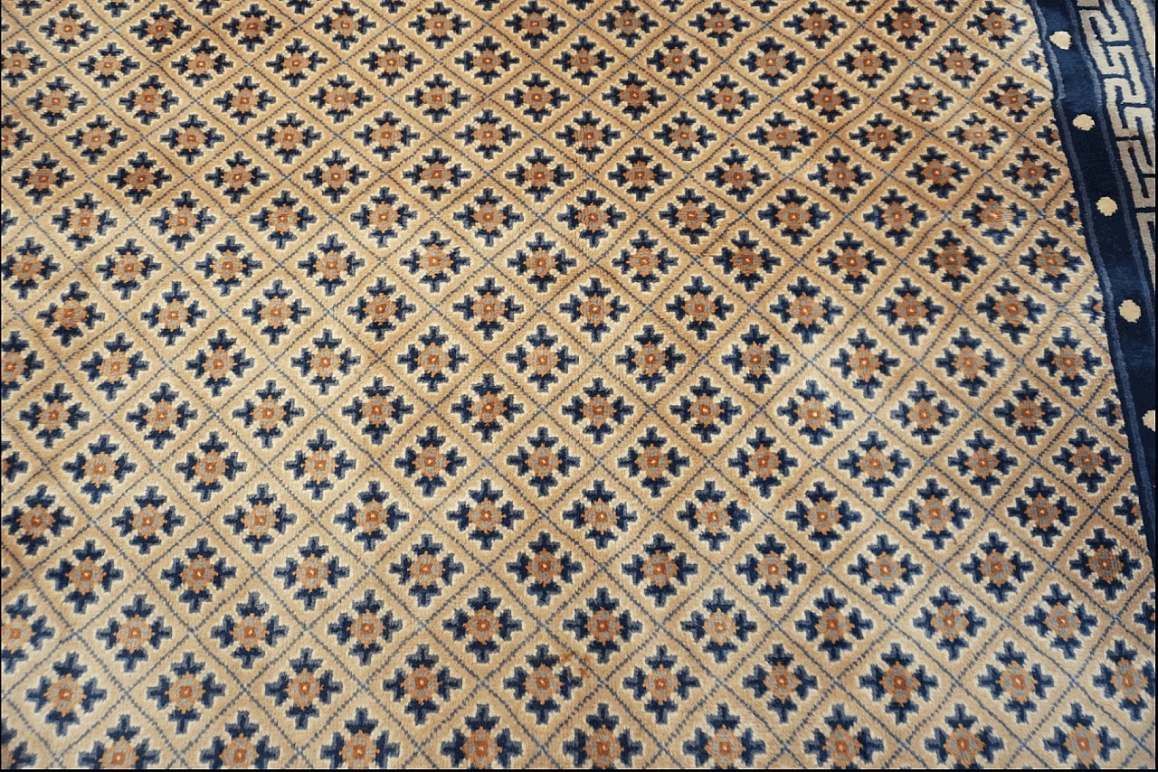 Tappeto cinese in lana tessuto a mano, anni '50 8