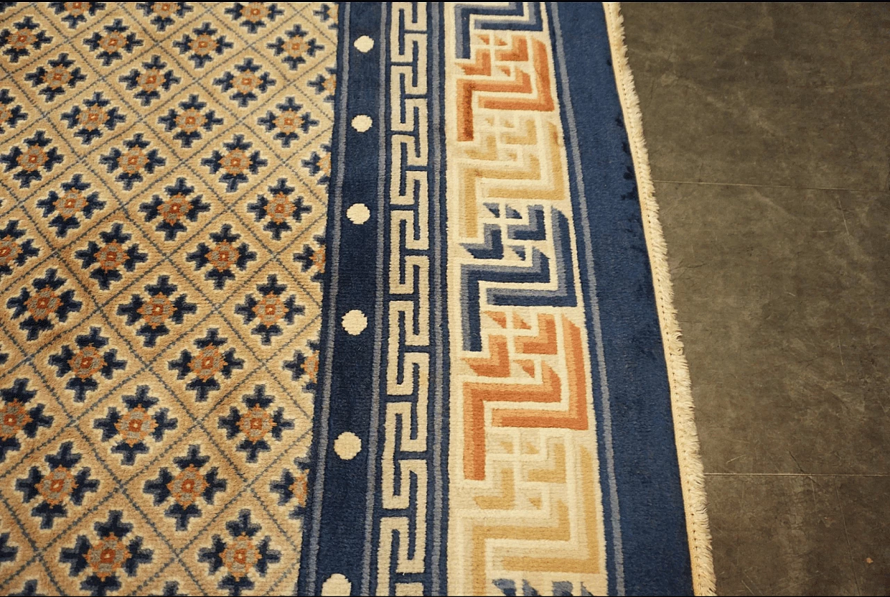 Tappeto cinese in lana tessuto a mano, anni '50 17