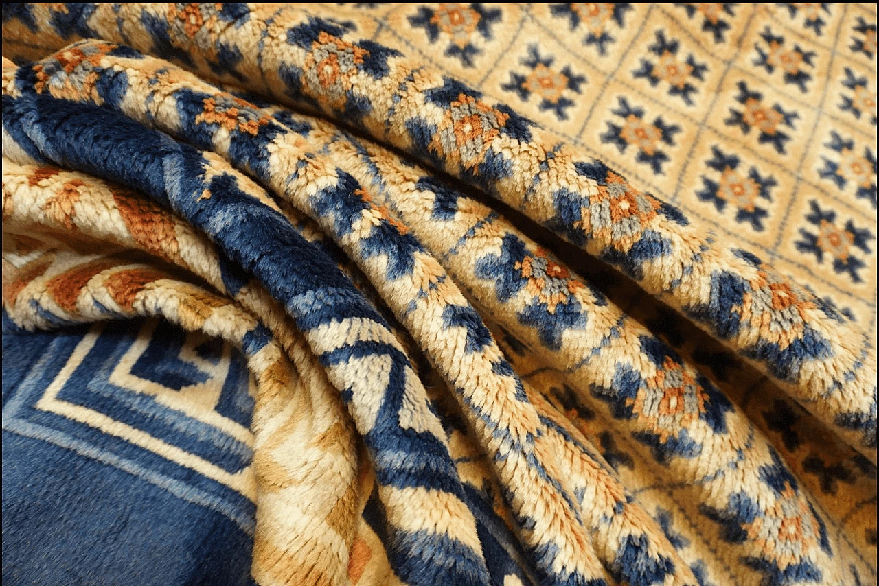 Tappeto cinese in lana tessuto a mano, anni '50 18