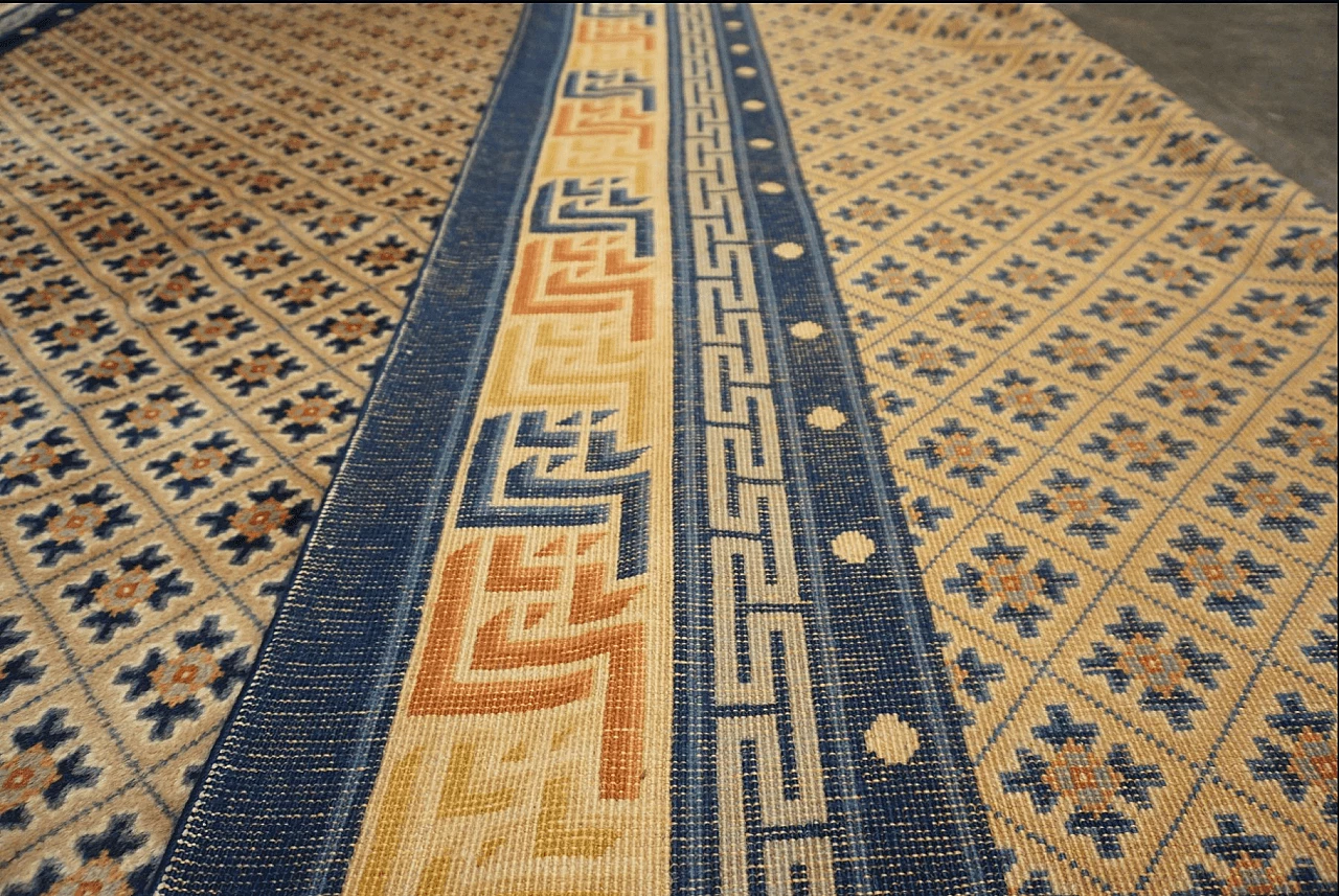 Tappeto cinese in lana tessuto a mano, anni '50 19