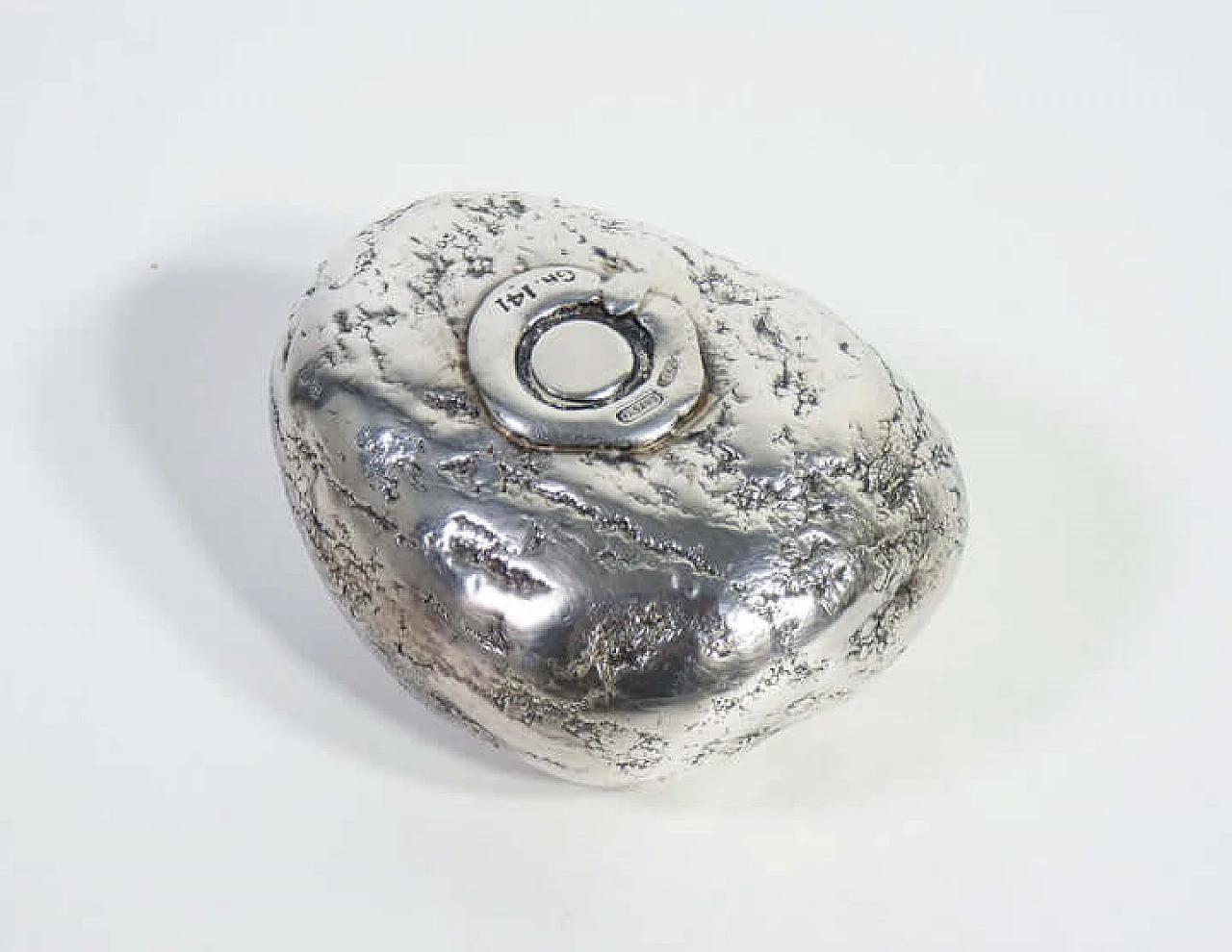 Fermacarte rivestito in argento di Gioielleria Fasano, anni '50 3