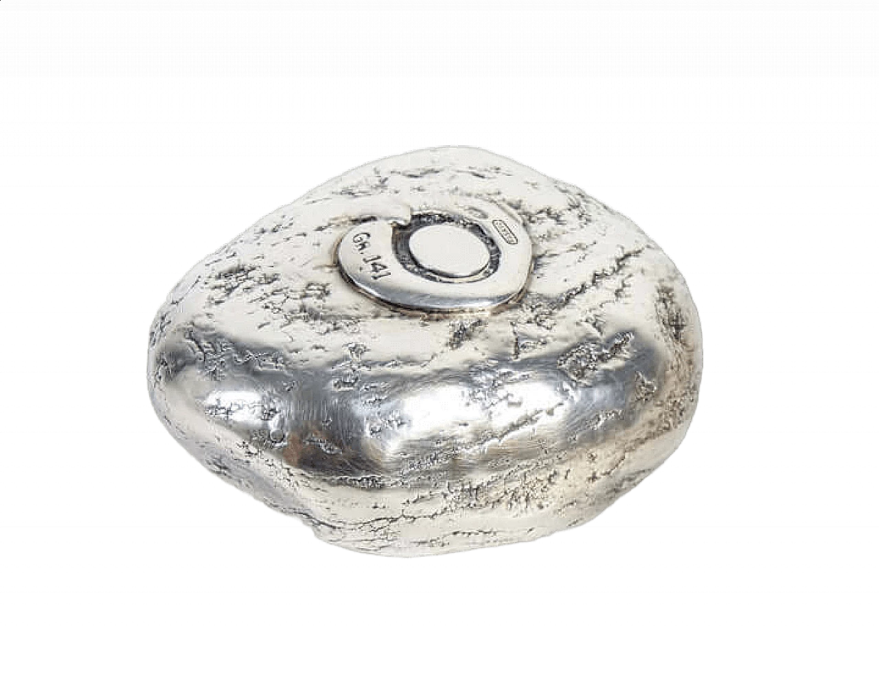 Fermacarte rivestito in argento di Gioielleria Fasano, anni '50 9