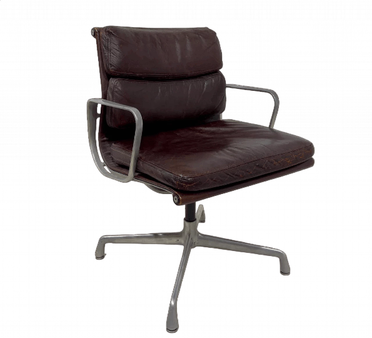 Poltrona Soft Pad EA 208 di Charles e Ray Eames per Herman Miller, anni '70 6