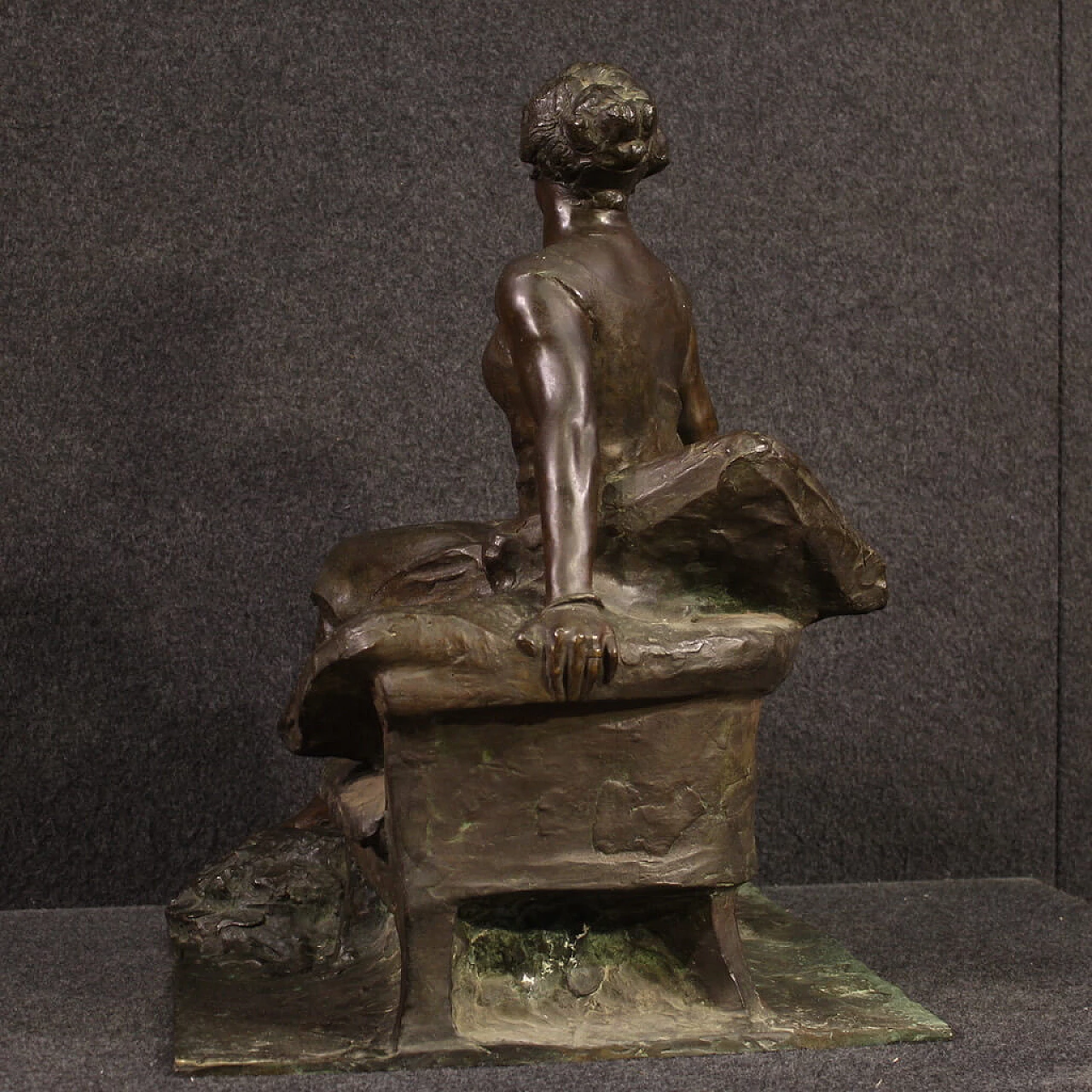 Treccia Rossa, scultura in bronzo, 1925 6