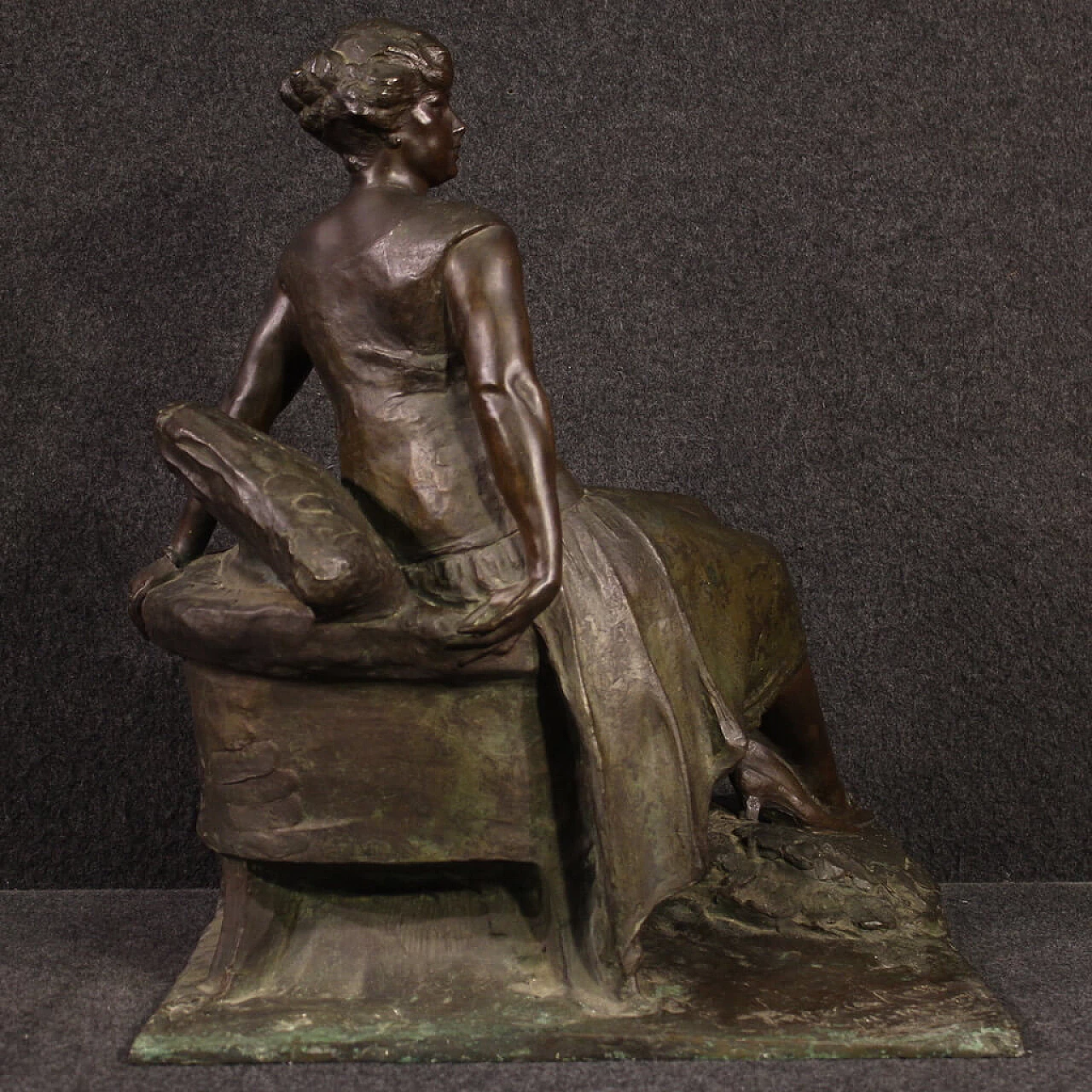 Treccia Rossa, scultura in bronzo, 1925 12