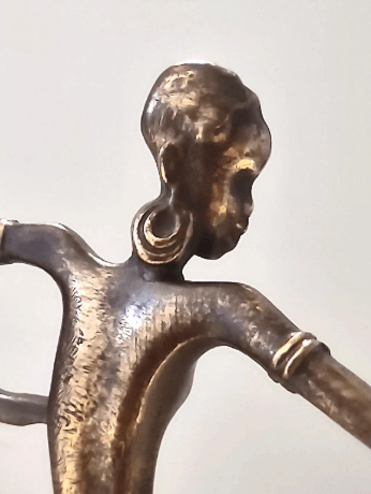 Female figure, bronze sculpture attributed to Karl Hagenauer, 1940s 8
