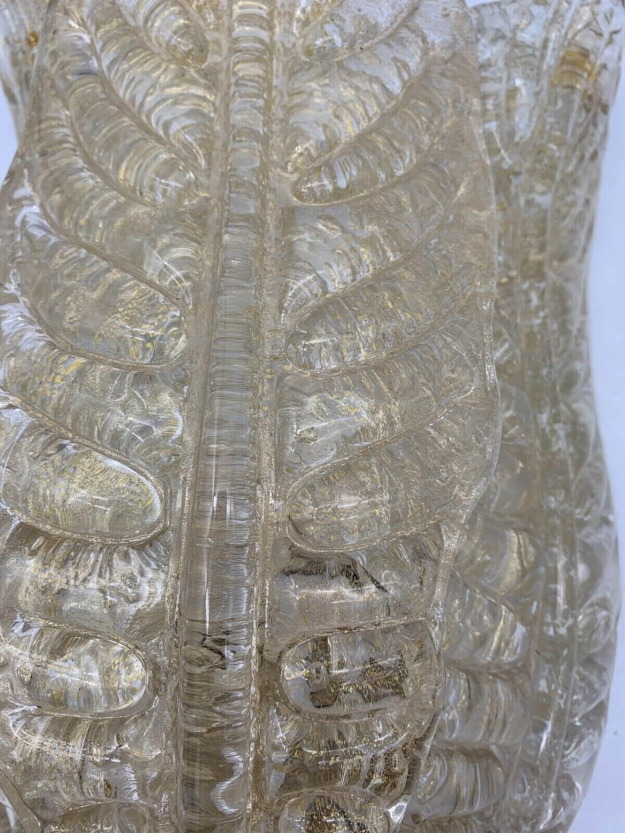 Murano glass wall light attributed to Barovier, 1980s 1