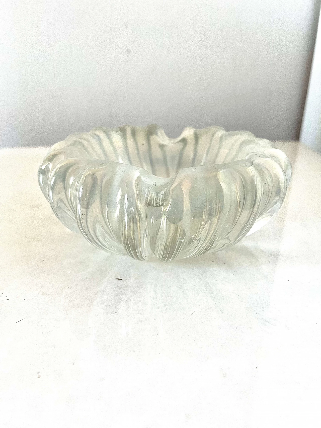 Opalescent glass bowl by Barovier, 1940s 3