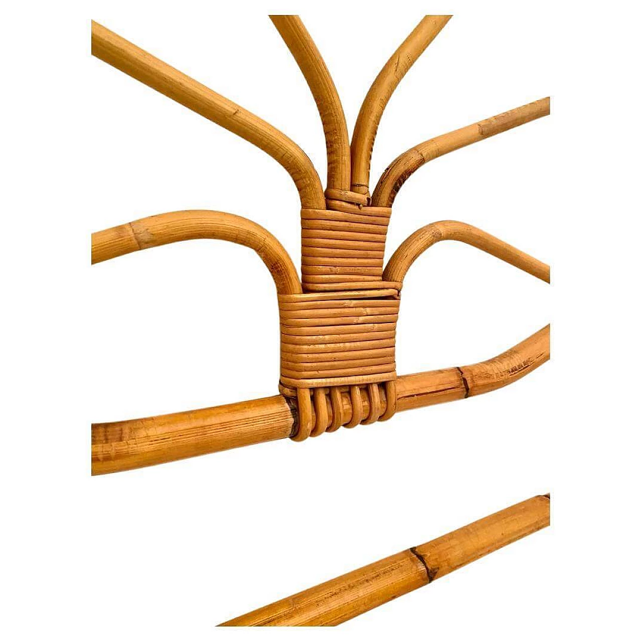Coppia di testate in bambù curvato, anni '70 5