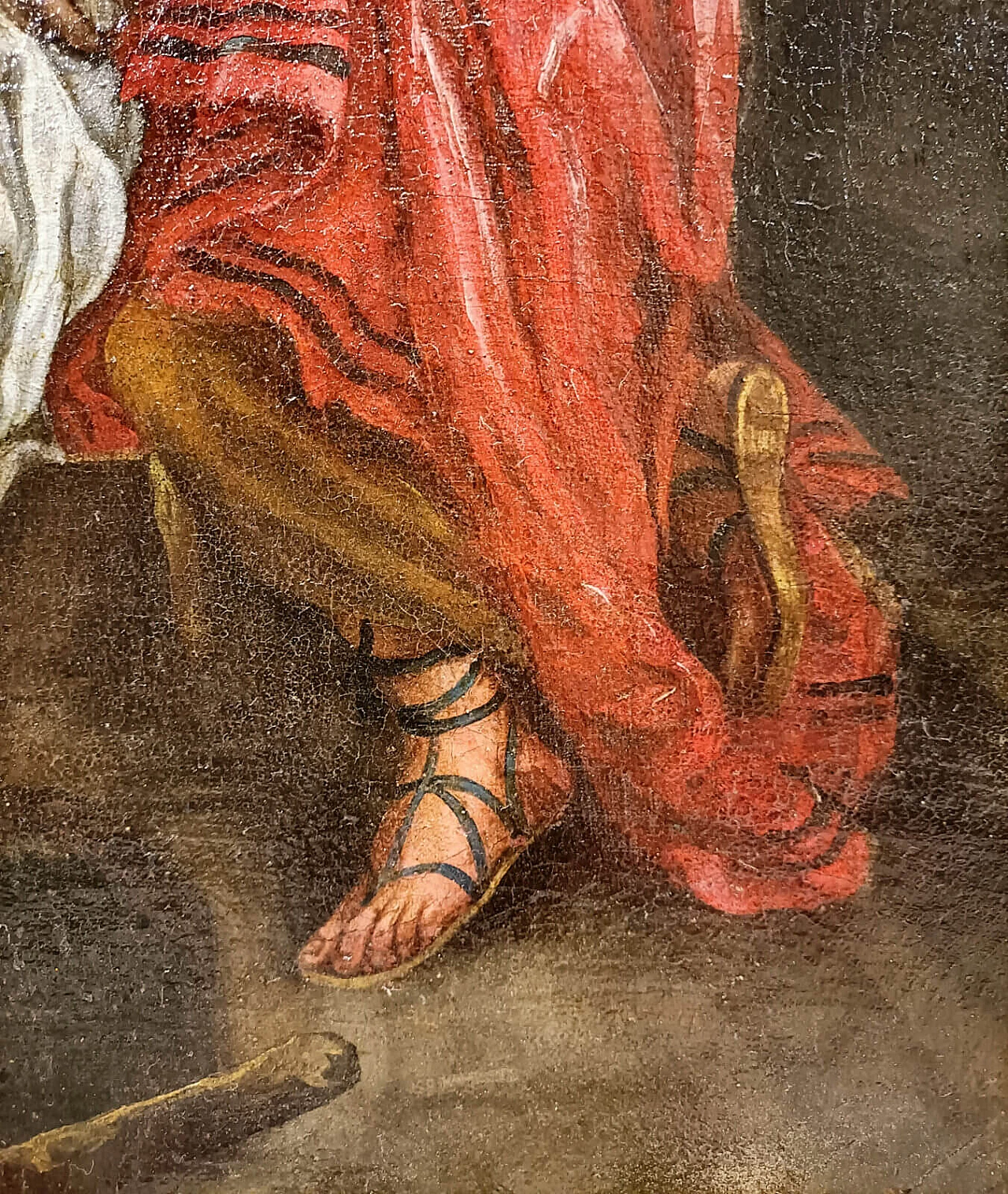 Susanna e i Vecchioni, dipinto a olio su tela riportato su tavola, seconda metà del '700 5