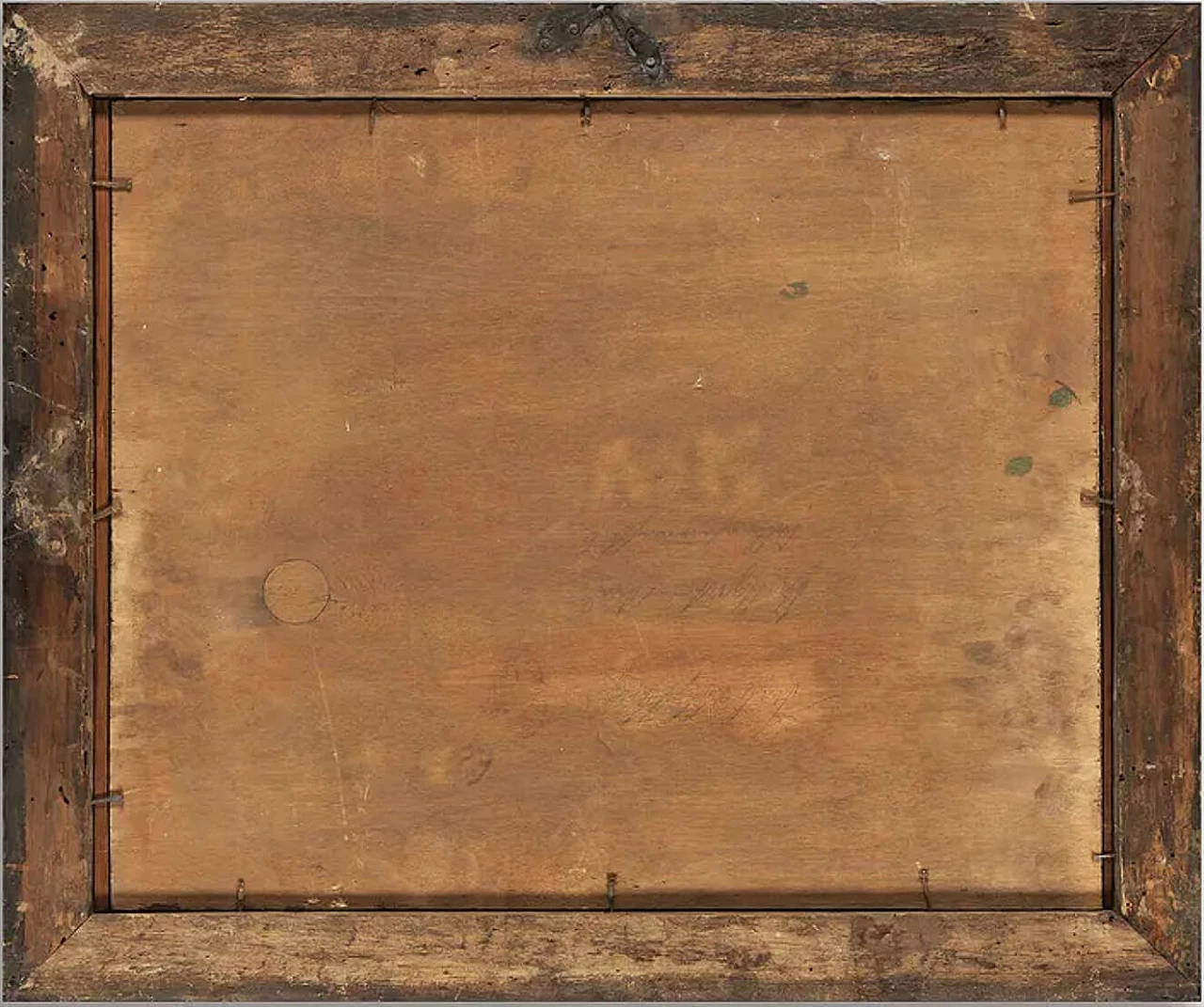 Susanna e i Vecchioni, dipinto a olio su tela riportato su tavola, seconda metà del '700 9