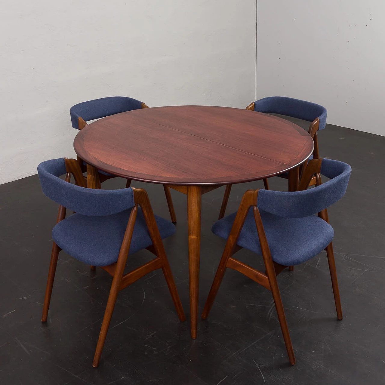 PJ 2-5 extendable table by Grete Jalk for P. Jeppesen, 1960s 7