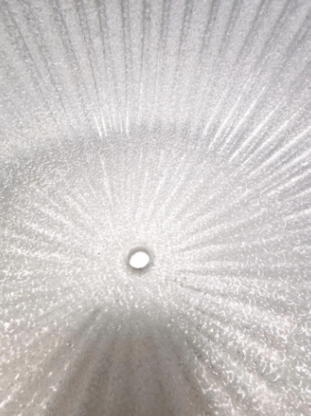 Pair of round Murano glass and metal lamps, 1970s 13