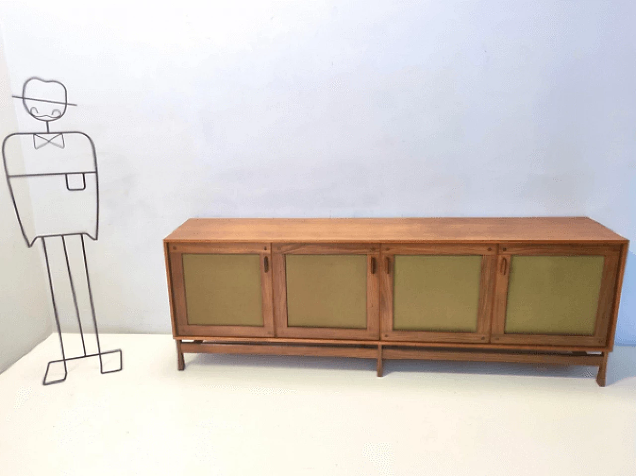 Credenza in noce di Saima, anni '70 3