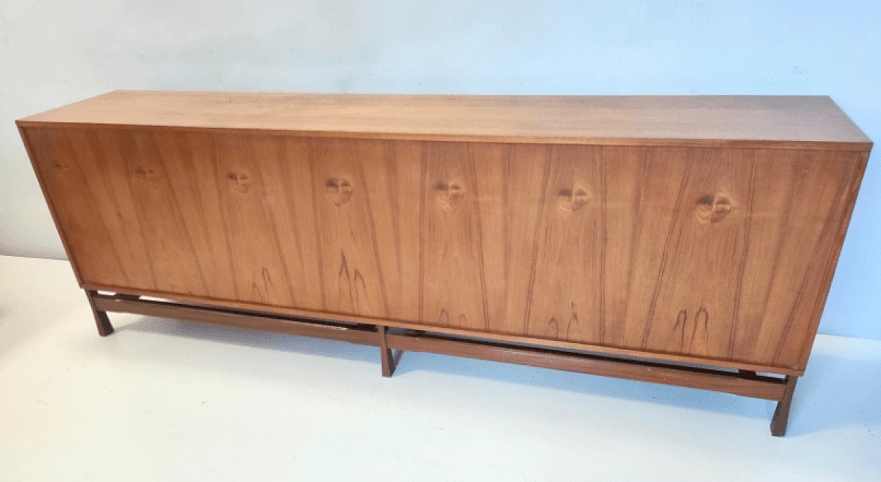 Credenza in noce di Saima, anni '70 5