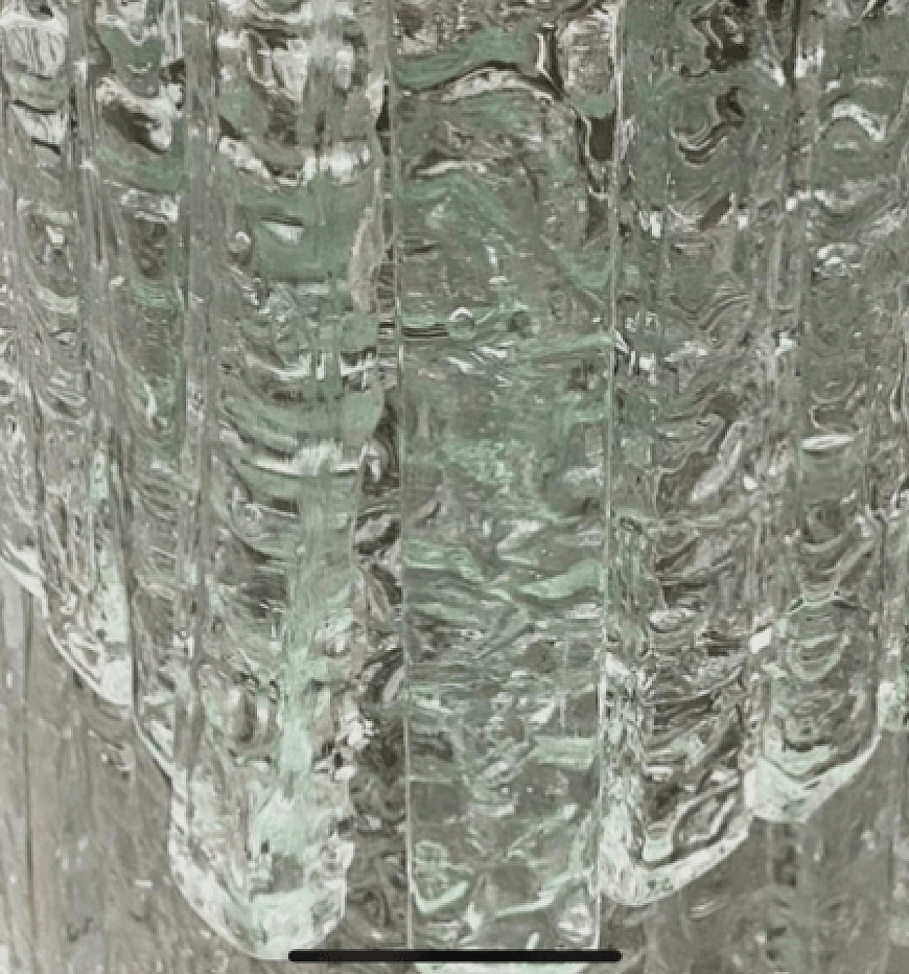 Lampadario a cascata in vetro di Murano di Mazzega, anni '70 9