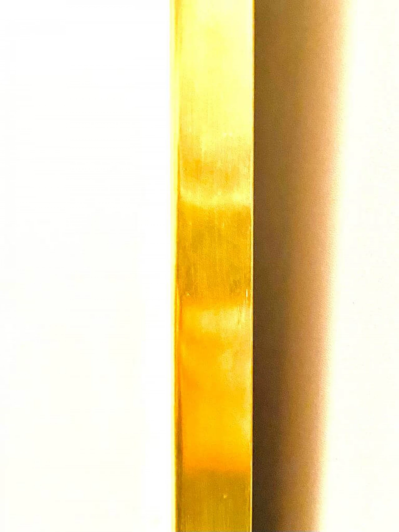 Specchio ovale in ottone nello stile di Gio Ponti, anni '50 4