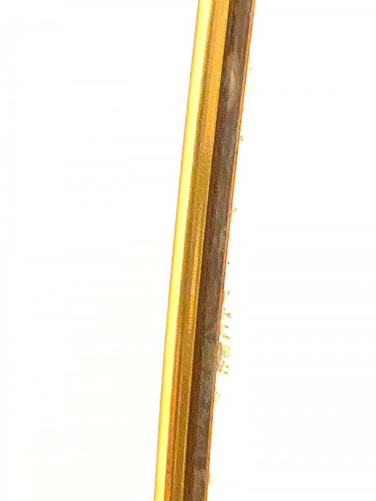 Specchio ovale in ottone nello stile di Gio Ponti, anni '50 5