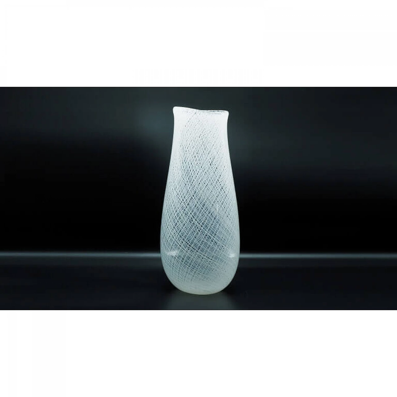 Vaso Zanfirico in vetro di Murano di Archimede Seguso, anni '70 1