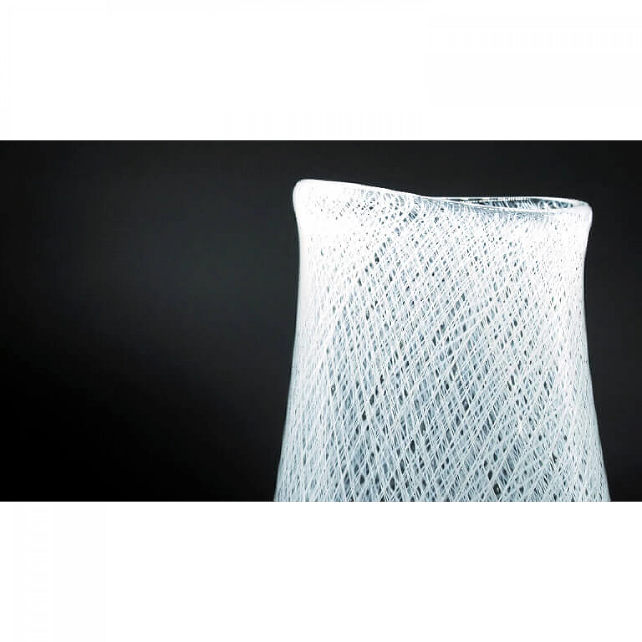 Vaso Zanfirico in vetro di Murano di Archimede Seguso, anni '70 2