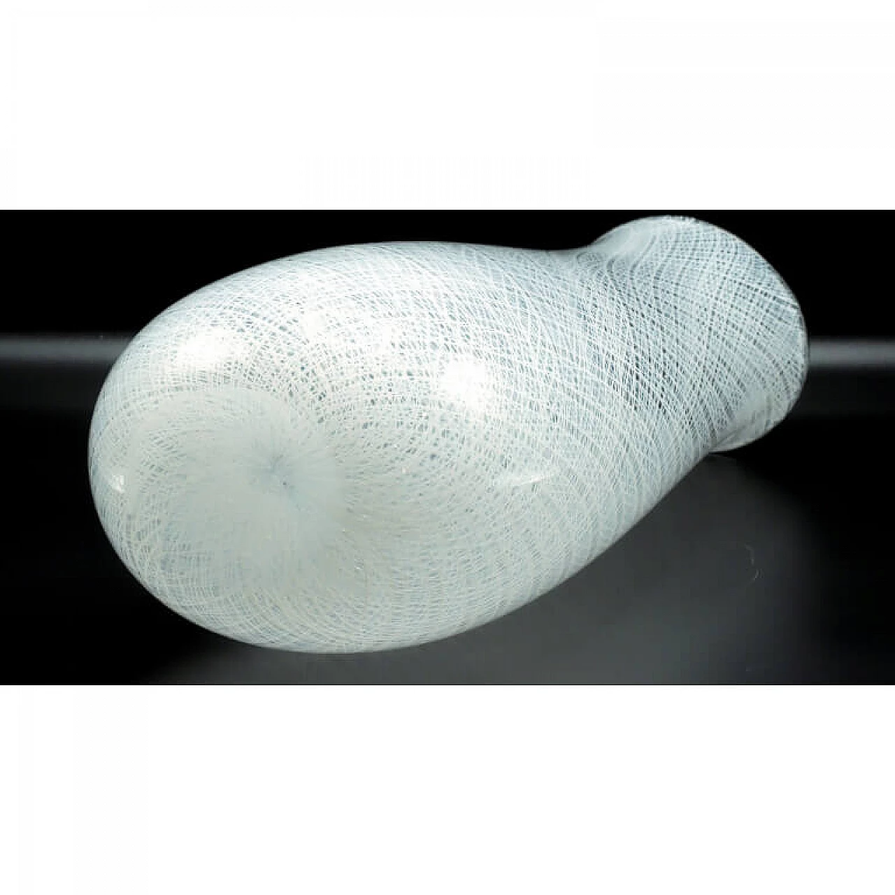 Vaso Zanfirico in vetro di Murano di Archimede Seguso, anni '70 4