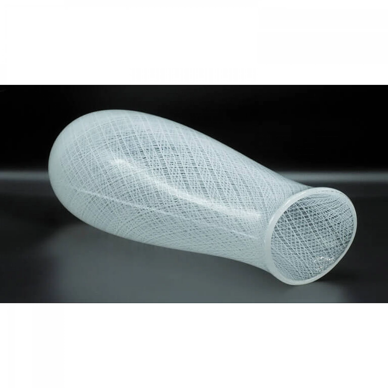 Vaso Zanfirico in vetro di Murano di Archimede Seguso, anni '70 5