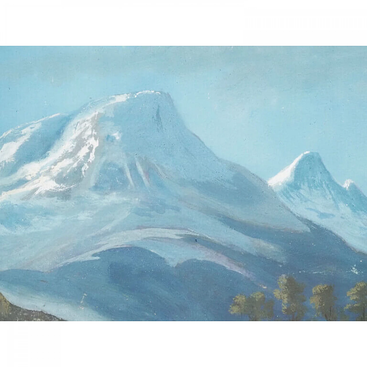 4 Paesaggi dolomitici, tempera su carta, inizio '800 11