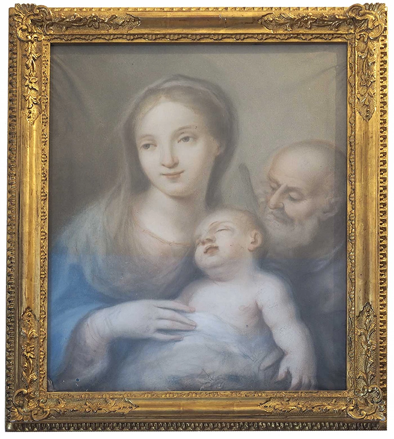 Scuola Veneta, Madonna col Bambino, tempera su carta, '700 1