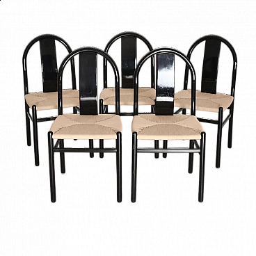 5 Thalia chairs by Annig Sarian for Tisettanta, 1960s
