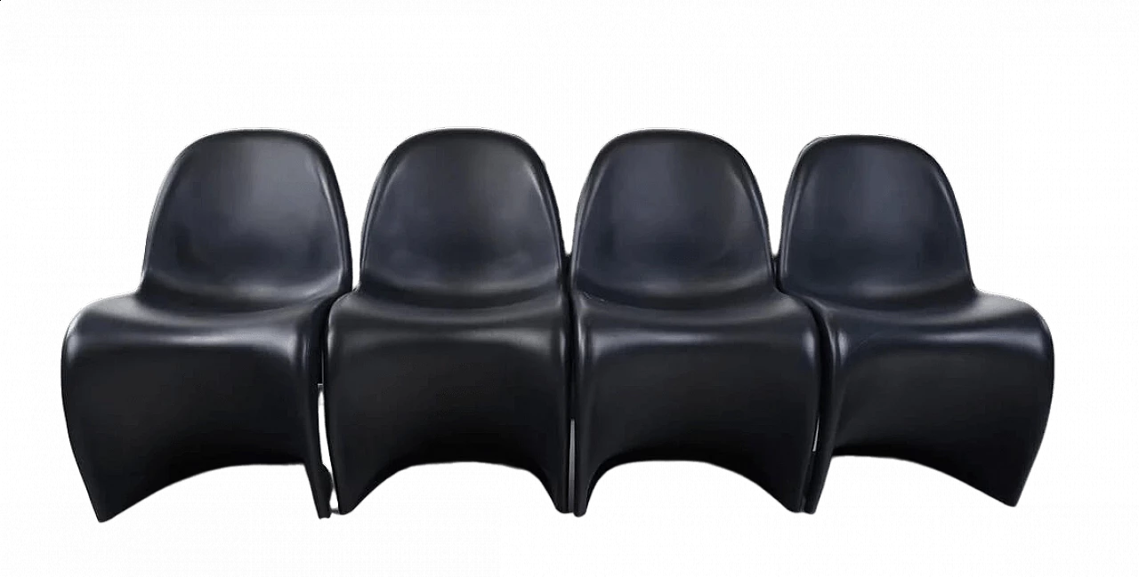 4 Sedie Panton Chair S in polipropilene di Verner Panton per Vitra 14