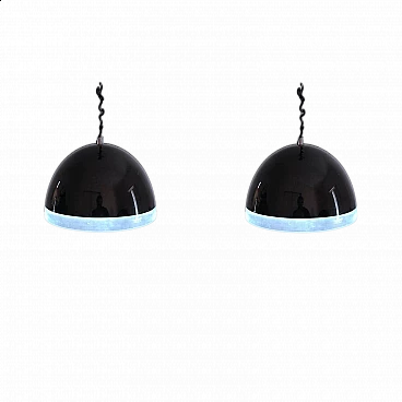 Pair of Baobab hanging lamps by Guzzini, 1970s
