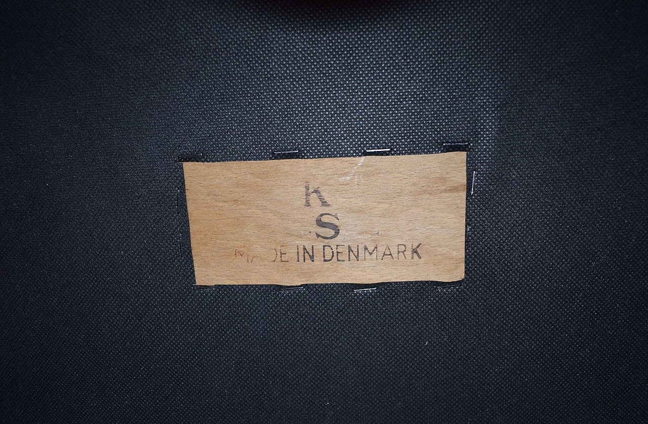 4 Chairs in teak and leather by Korup Stolefabrik, 1960s 13