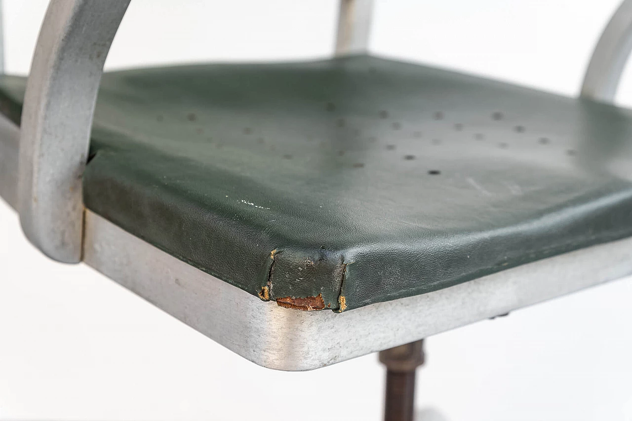 Metal swivel chair Kardex, 1930s 10